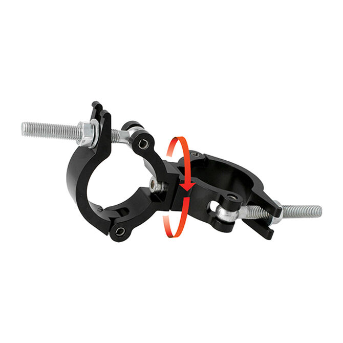 Doughty Engineering Slimline Mammoth Clamp Swivel Coupler, schwarz