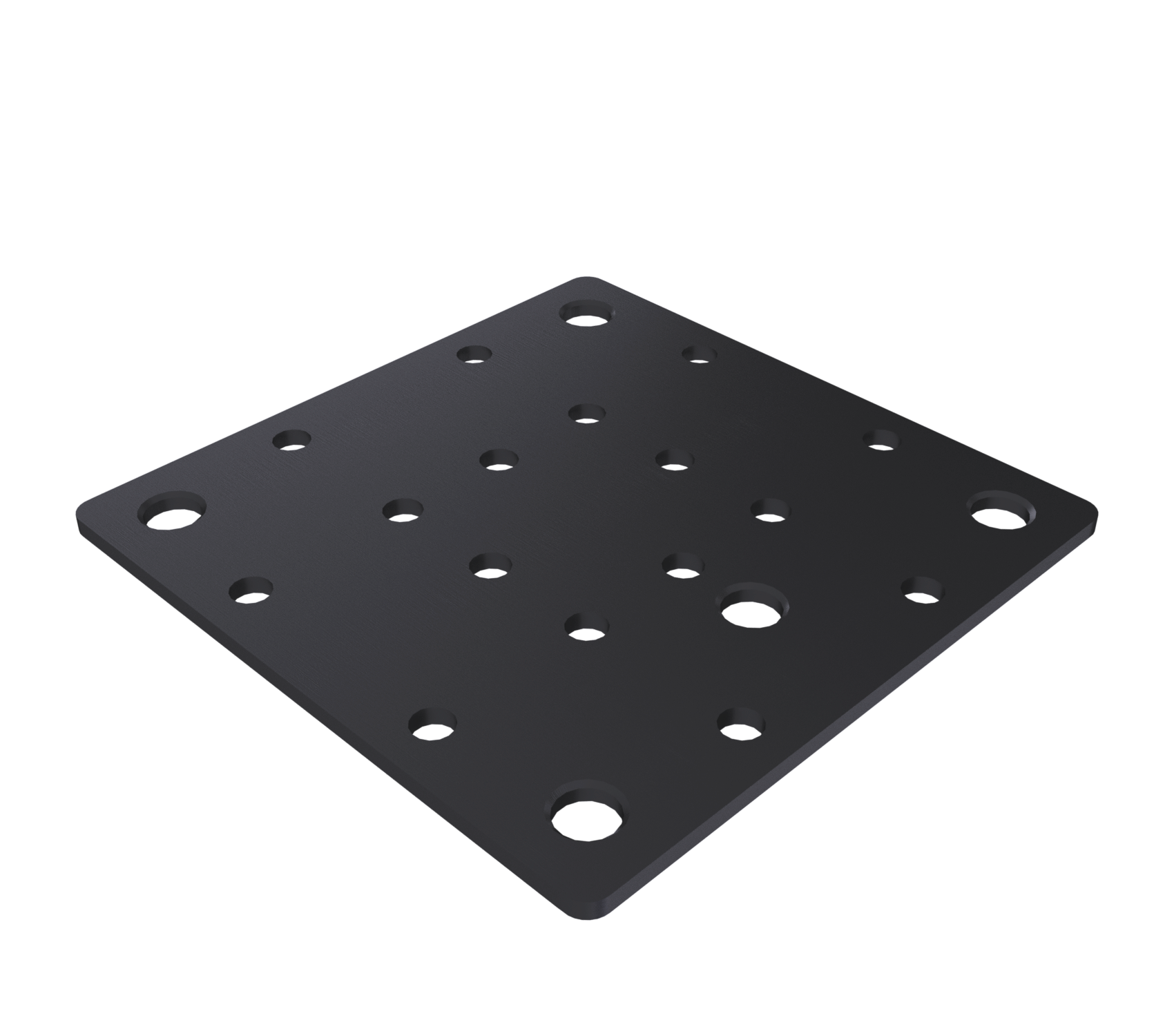 Eurotruss Adapter Top-Platte, Gross für Moving Heads, schwarz