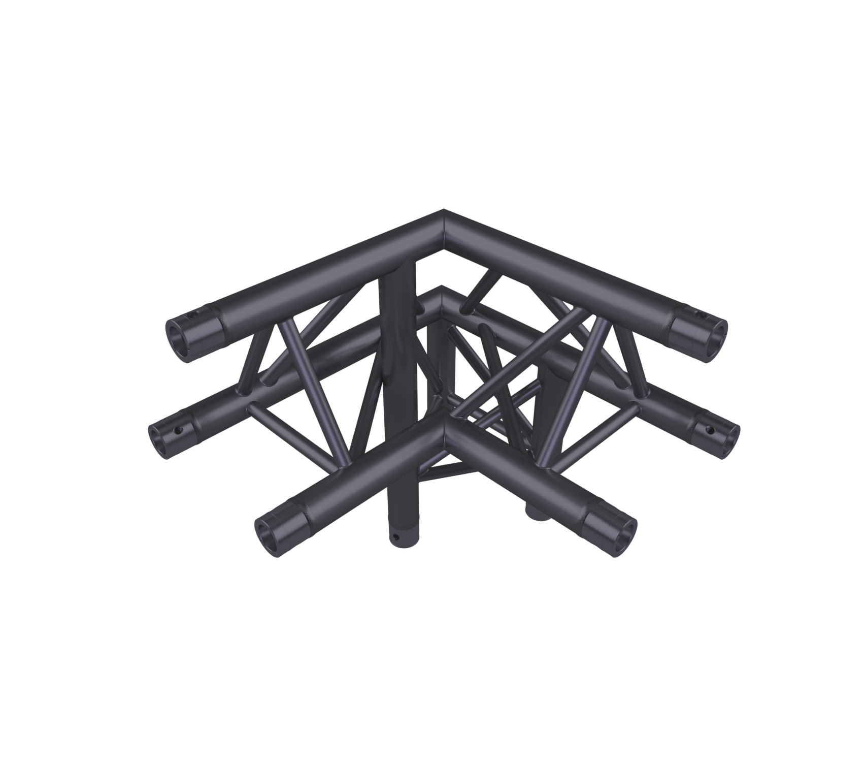 Eurotruss HD33 90° Ecke 3-Weg + down RIGHT 50 x 50 x 50 cm, schwarz
