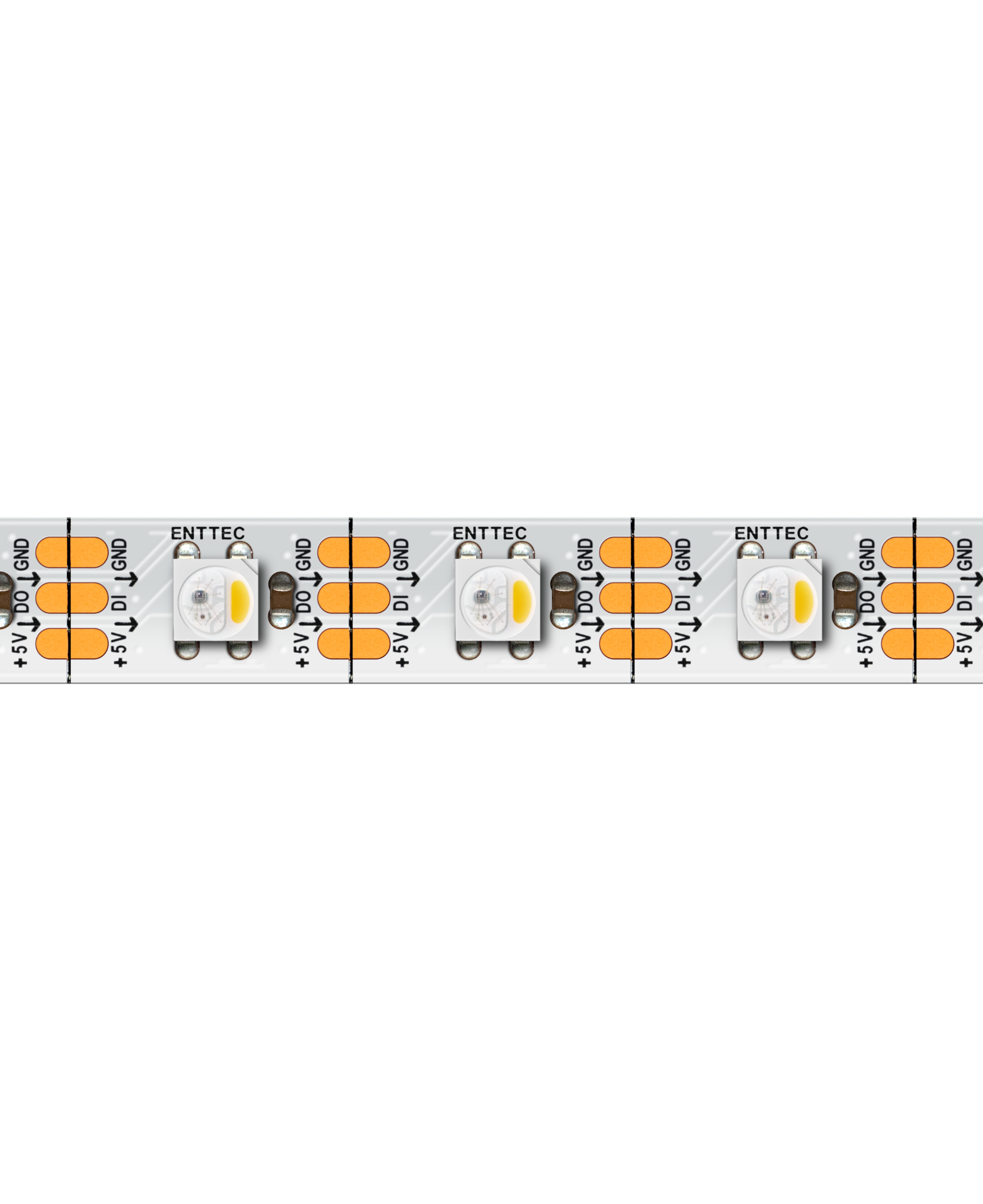 Enttec Pixel Tape, 60 LED/m RGBW 5 V, blanc - LED à commande individuelle