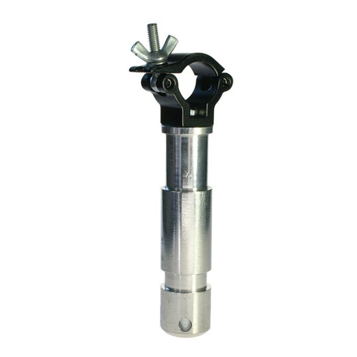 Doughty Engineering Atom Big Ben Clamp, 25 mm/1" (avec pivot 29 mm), noir