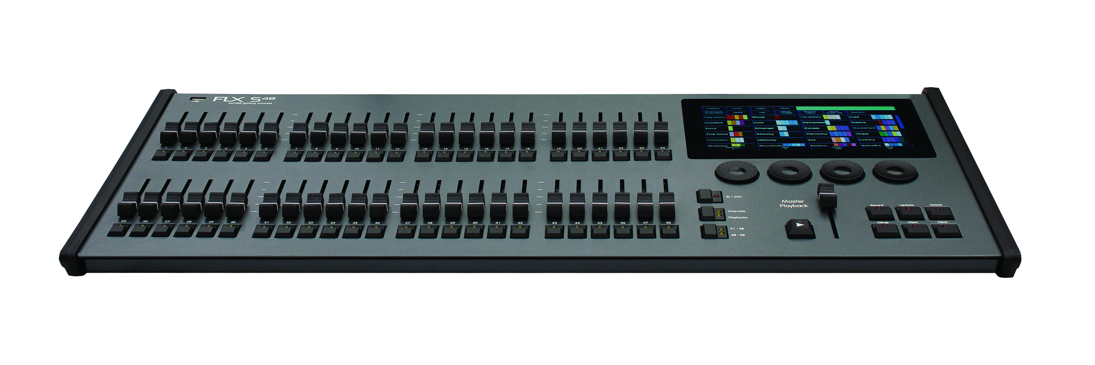 Zero 88 Varilite ZerOS FLX S48 1 U 2 U DMX Moving Lights LED