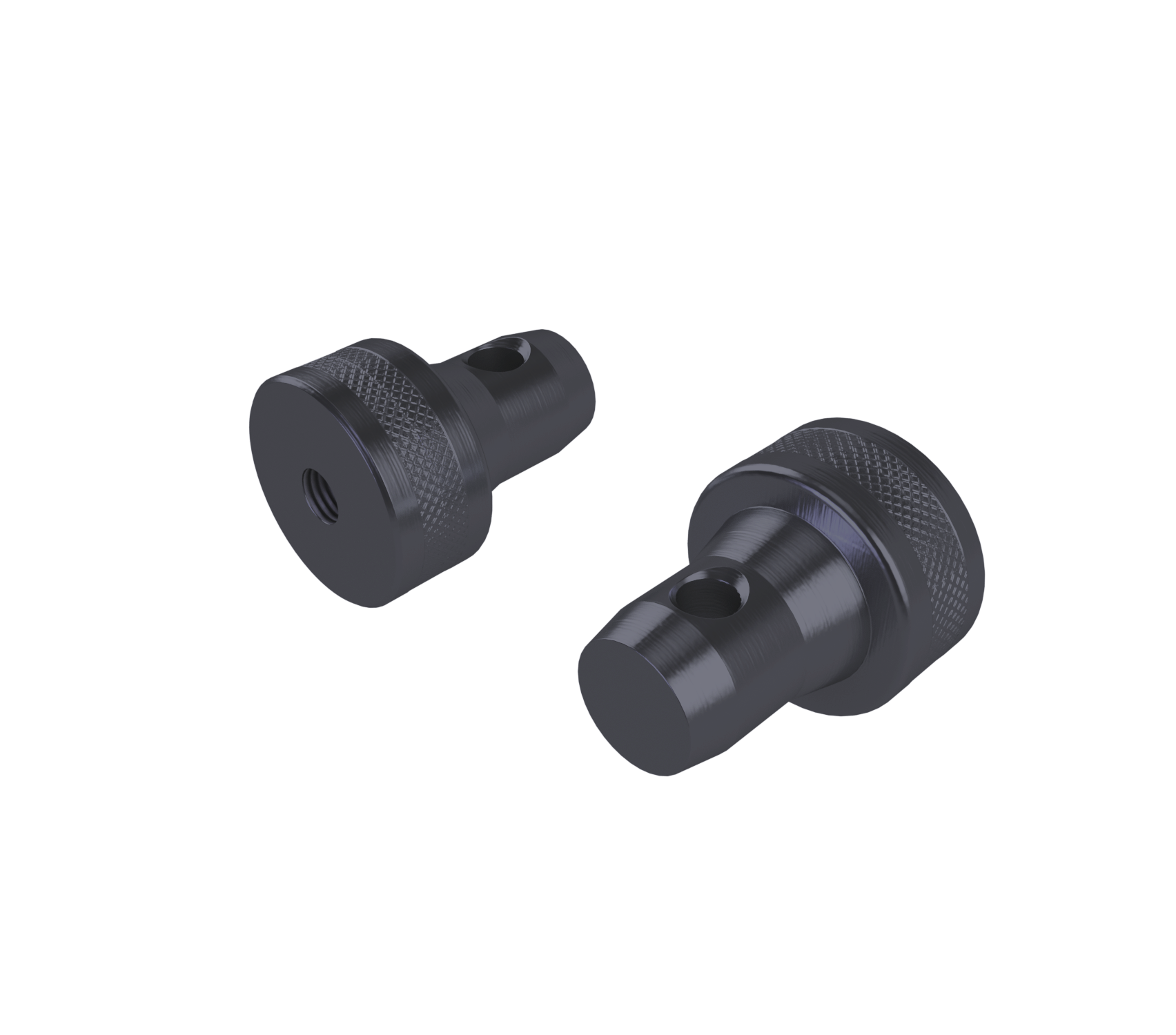 Eurotruss Halber konischer Verbinder 25mm, M12 Innengewinde für HD/FD Serie, schwarz