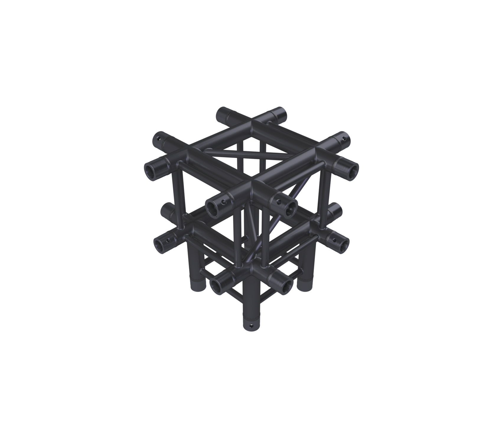 Eurotruss FD34 Kreuz + Down 5-Weg corner 71 x 71 x 50 cm, schwarz