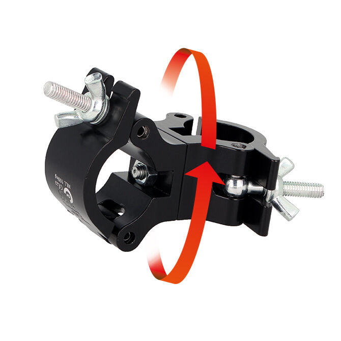 Doughty Engineering Atom Swivel Coupler, 32 mm/1 1/4", noir