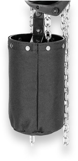 Safetex Kettensack, zu Handkettenzug 250 kg, Kettenlänge 3 - 6 m