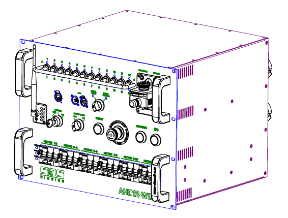 SRS AHD12-WDV-CEE-63 Gen2 12-Kanal Wireless Controller Direktsteuerung 8HE - CEE16