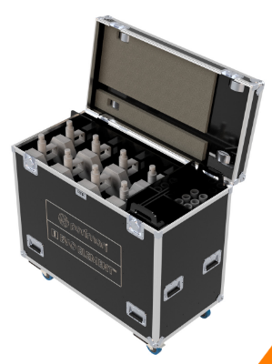 Portman Lighting Flight Case pour 8 x EVO Element