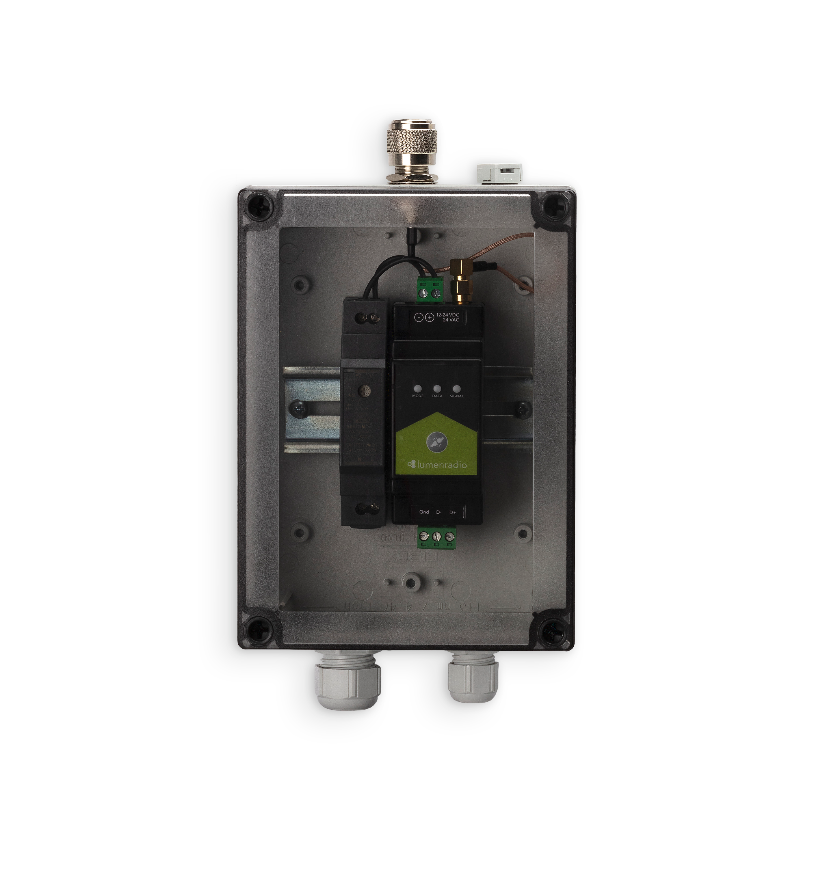 LumenRadio Galileo DIN-Gehäuse IP67