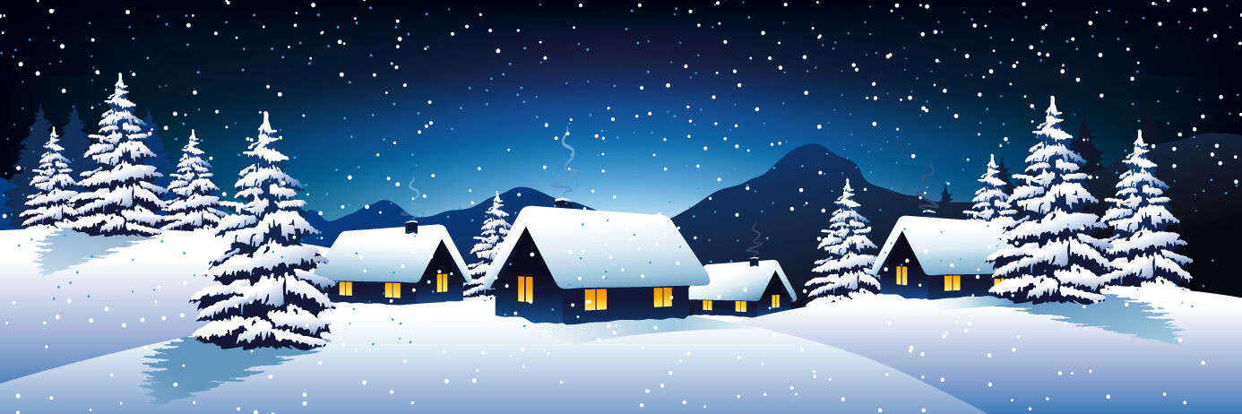 Backdrop 'Winterwonderland' 18m x 6m