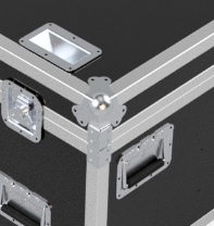 Portman Lighting Flight Case pour 4 x Omniray
