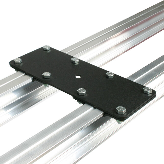 Doughty Engineering Studio Rail 80 Spacer Plate (Double Rail) avec Rail Clamps