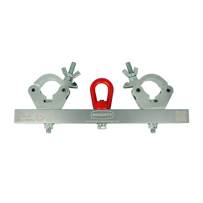 Doughty Engineering Solid Hanging Truss Adapter, silber (250kg)