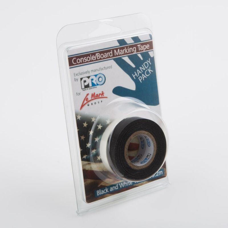 Le Mark Pro Console Marking Tape Set noir/blanc, 9.2 x 12 mm **article en fin de vie**.
