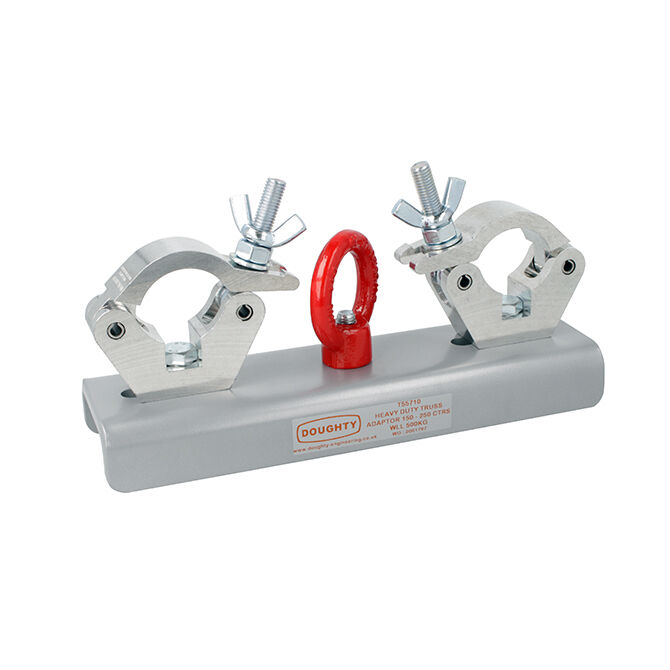Doughty Engineering Heavy Duty Fixed Point Truss Plate (150mm - 250mm mittig)