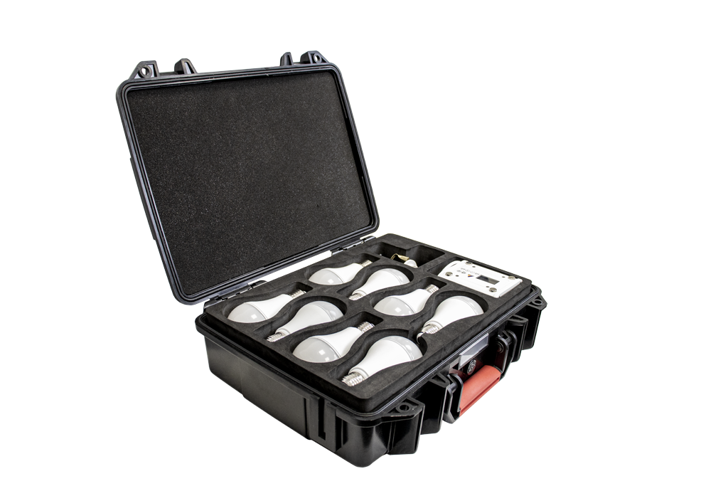 Astera FP5 E27 NYX Bulb Set blanc CRMX Bluetooth valise valise