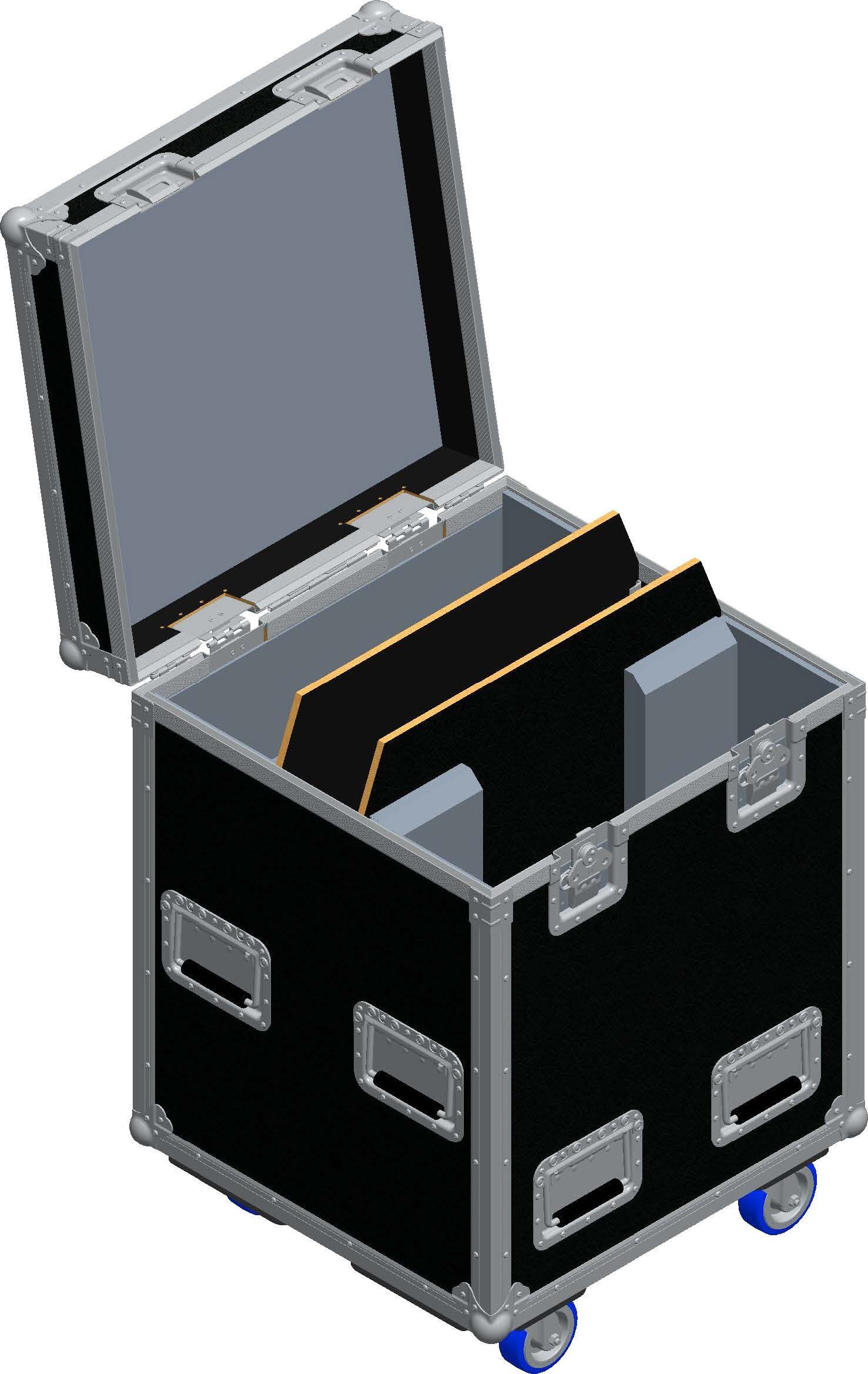 Amptown Flightcase für 2 Portman Mantis