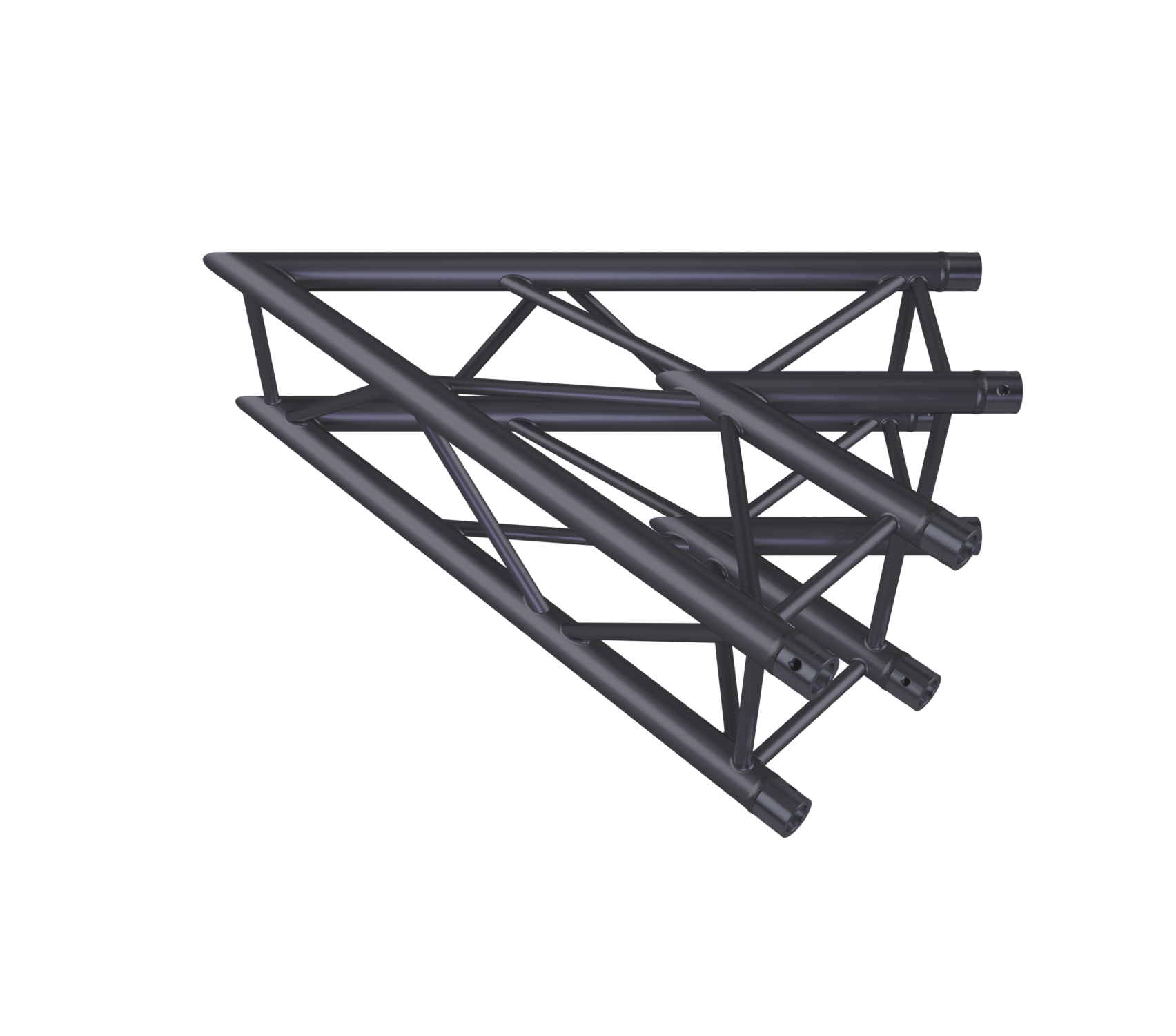 Eurotruss FD34 45° Ecke 2-Weg 100 x 100 cm, schwarz