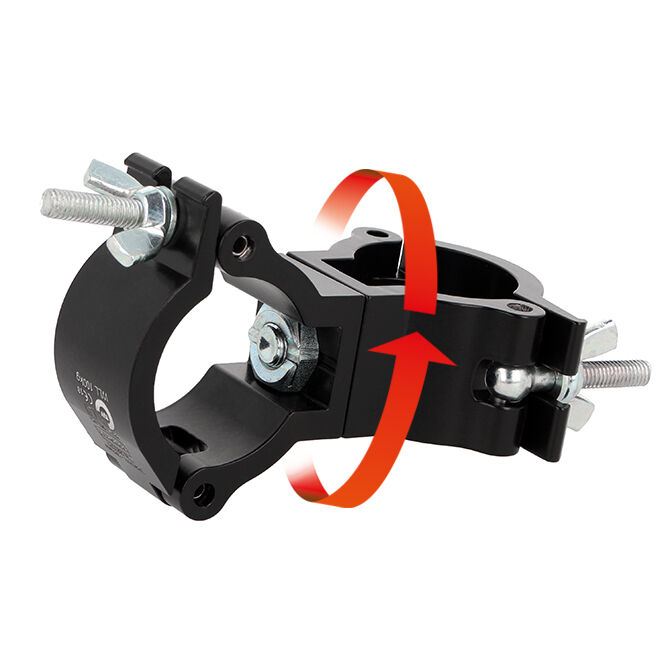 Doughty Engineering Atom Swivel Coupler, 38 mm/1 1/2", noir